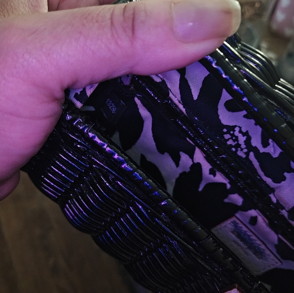 Kate Spade Wicker Clutch In Black - Picture 9 of 9